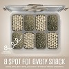 LunaLulinlk 8-grid Snack Box Container Divider Tray with Lid, Brown - 4 of 4