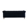 84.65" Chesterfield Velvet Sofa, Gold Trim Tufted Couch with High-Density Foam, 750lb Capacity Solid Pine Frame - 2 of 4