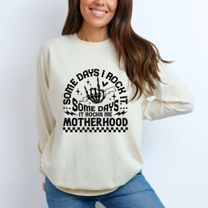 Simply Sage Market I Rock Motherhood Garment Dyed Long Sleeve - 1 of 4