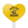 Wichita State Shocker Heart Love Cupcake Picks Toppers Decoration Set of 6 - 2 of 4