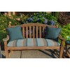 Casual Cushion Solid Sunbrella Fabric 1-Piece Indoor/Outdoor Square Throw Pillow - 2 of 4