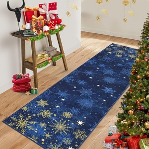 Christmas Rugs 2x3 Washable Area Rug Small Indoor Throw Rugs Xmas Decorative Rug Non-Slip - 1 of 4