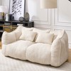 CAVINAS 47.2" Bean Bag Chair, Chenille Fabric Sofa Chair with Highly Resilient Foam, Giant Cloud Couch for Living Room, Bedroom - 2 of 4