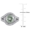EVERLY JEWELRY |Multiple-color option Silver Engagement Ring with Multiple color gemstone Options. - 4 of 4
