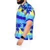 LA LEELA Mens Hawaiian Shirts Short Sleeve Button Down Shirt Men's Holiday Shirts Summer Beach Casual Aloha Tropical Shirts Funny - 4 of 4