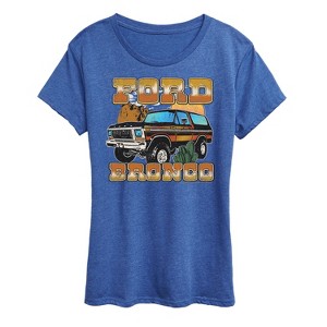 Women's - Ford - Vintage Bronco Desert Short Sleeve Graphic T-Shirt - 1 of 4