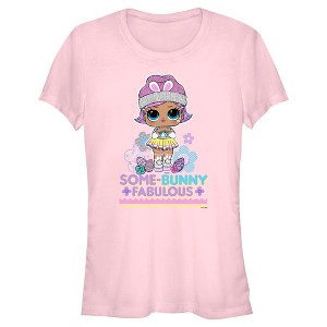 Juniors Womens L.O.L Surprise Bunny Hun Some-Bunny Fabulous T-Shirt - 1 of 4
