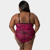 Curvy Couture Plus Size Women's Sheer Mesh Bodysuit - 2 of 4