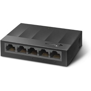 TP-Link Lite wave 5 Port Gigabit Ethernet Switch Desktop Ethernet Splitter Plastic Case Unshielded Network Switch LS1005G Manufacturer Refurbished - 1 of 3