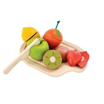 plan toys fruit and vegetable playset