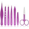 SHANY Seventh Heaven Mani/Pedi Tweezer Set  - 7 pieces - 2 of 4