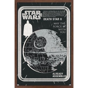 Trends International Star Wars: New Vintage - Death Star II Framed Wall Poster Prints - 1 of 4