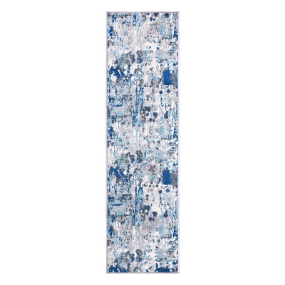 World Rug Gallery Distressed Modern Abstract Area Rug