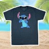 Disney Lilo & Stitch Men's Stitch Lying On His Back Not Today Graphic T-Shirt Adult - 3 of 4