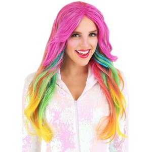 HalloweenCostumes.com  Women Supernova Wig for Women, Multicolored - 1 of 4