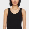 Sun Charm and Quartz Beaded Multi-Strand Necklace - Universal Thread™ White: Lobster Claw Clasp, 18" Length - 2 of 4