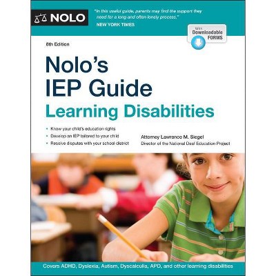 Nolo's IEP Guide - 8th Edition by  Lawrence Siegel (Paperback)