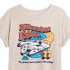 Women's - Star Wars - Millennium Falcon Fastest Junk Oversized Graphic T-Shirt - 2 of 4