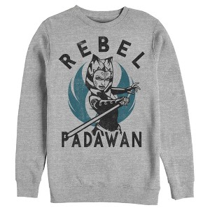 Men's Star Wars: The Clone Wars Ahsoka Rebel Padawan Portrait Sweatshirt - 1 of 3