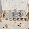 QingMoon Twin Size Floor Bed for Children with Door and Fence Solid Wood Montessori Bed Frame, for Girls and Boys Easy Assembly - 4 of 4