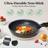 CLEAN EXPERT 12pcs Non-Stick Cookware Set Pots and Pans Set, Induction Non Stick Cooking Set with Spatula and Detachable Handle for Kitchen - 3 of 4