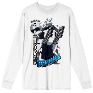 My Hero Academia Tenya Ida Robotic Suit Crew Neck Long Sleeve White Adult Tee - 1 of 3