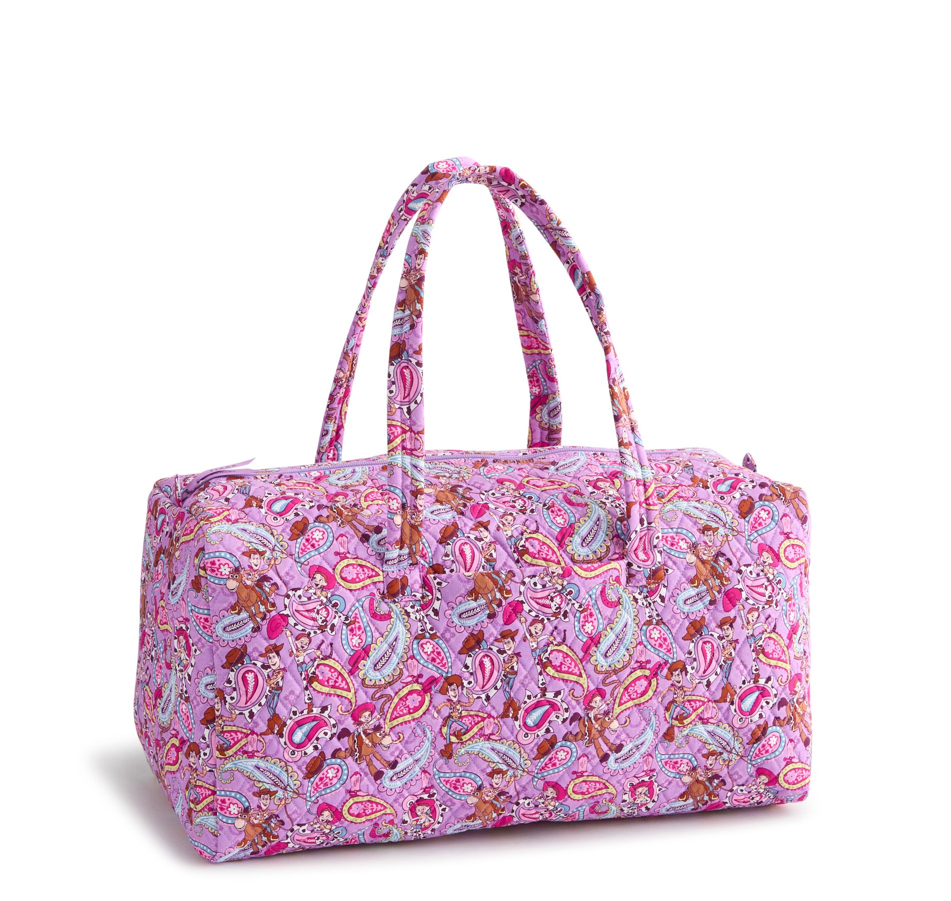 Vera Bradley Women's Outlet Disney Pixar Cotton Large Travel Duffel Bag