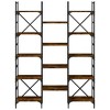 vidaXL Bookshelf Smoked oak Engineered wood Large Bookshelf - 4 of 4
