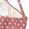 Women's Polka Dots Post Mastectomy Shirred High Neck Medium Coverage One Piece Swimsuit - Shade & Shore™ Multi - 3 of 3