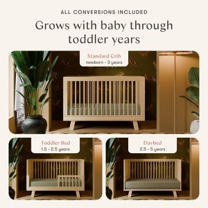 Babyletto Hudson 3-in-1 Convertible Crib with Toddler Rail - 1 of 4