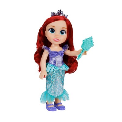  Mattel Disney Princess Ariel Fashion Doll, Sparkling Look with  Red Hair, Blue Eyes & Tiara Accessory : Toys & Games