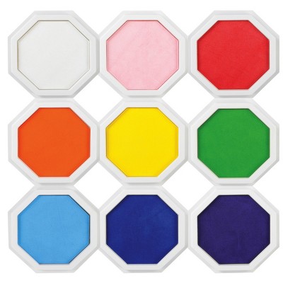 Kaplan Early Learning Jumbo Stamp Pads Set Of 9 Target