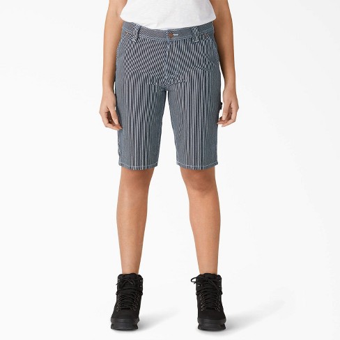 Women's FLEX Relaxed Fit Hickory Stripe Carpenter Pants - Dickies US