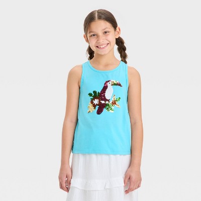 Girls' Flip Sequin Tank Top - Cat & Jack™