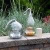 Pavilion Gift Company - Family - 11.5" Bronze Glass Lantern - Candle Holders - 3 of 4