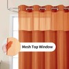 BAGOKIE 72"x75" Waffle Weave Hookless Shower Curtain, Pack of 1 - 3 of 4