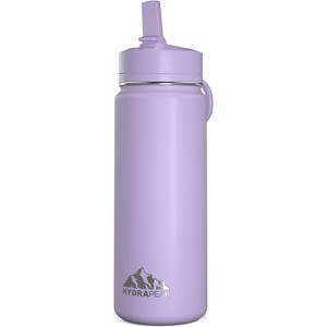 Hydrapeak 20oz Kids Stainless Steel Leak Proof Water Bottle with Straw Lid and Flexible Handle - 1 of 4