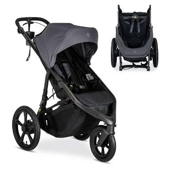 BOB Gear Wayfinder Jogging Stroller with Dual Suspension and Air-Filled Tires - Storm