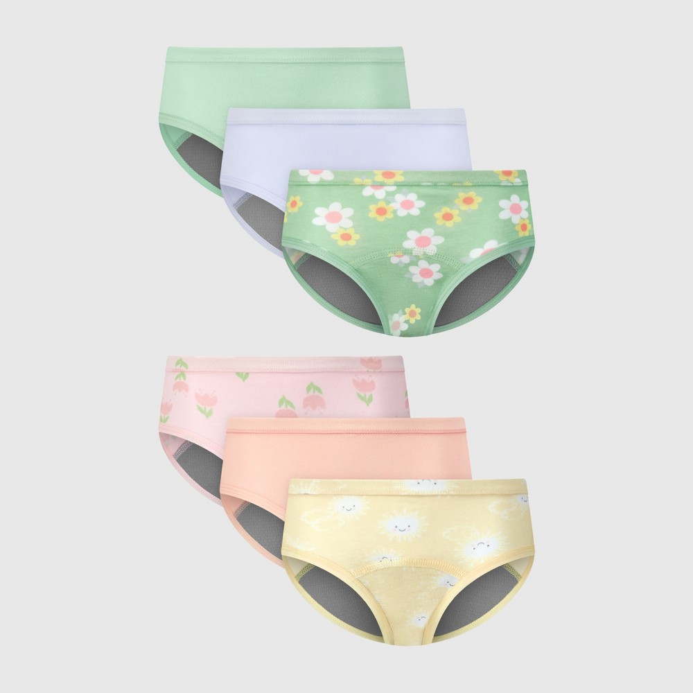 Hanes Toddler Girls' 6pk Training Briefs - 4T-5T