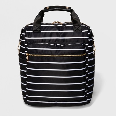 target striped backpack