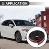 Unique Bargains Universal Car Door Weather Stripping Self Adhesive Weather Seal Strip 7Ft Z-Shape EPDM - 3 of 4