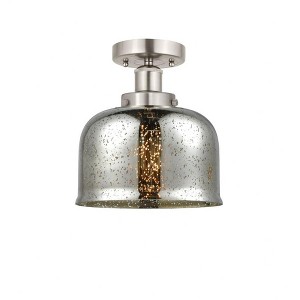 Bell - 1 Light Semi-Flush Mount In Industrial Style-8.25 Inches Tall and 6.5 Inches Wide - 1 of 1
