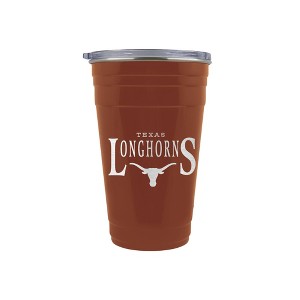 NCAA Texas Longhorns Tailgater Tumbler - 22oz: Stainless Steel, Acrylic Lid - 1 of 2