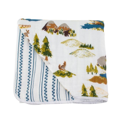 Wyoming & Western Bebe au Lait Muslin Burp Cloth Set 