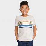Boys' Short Sleeve Chest Striped T-shirt - Cat & Jack™ 