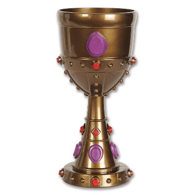 Beistle 7" x 3" 8 oz. Jeweled Goblet 3/Pack 57846