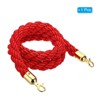 Unique Bargains Hotel Adjustable Queue Divider Stanchion Rope with Snap Hook - 3 of 4