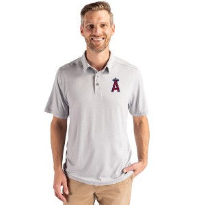 Los Angeles Angels Cutter & Buck Coastline Epic Comfort Recycled Mens Polo - 1 of 1