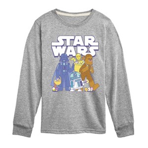 Boys' - Star Wars - Easter Logo Long Sleeve Graphic T-Shirt - 1 of 3