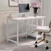 Martha Stewart Beckett Home Office Trestle Desk with Shelves - 2 of 4